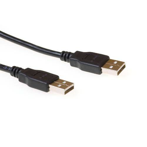 ACT SB2530 2.0 USB-A Stecker/USB-A Stecker | Schwarz | 3 Meter-0