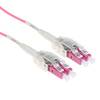 ACT RL8415 Multimode-Glasfaserkabel 50/125 OM4 Polarität Twist Patchkabel LC/LC - 15 Meter