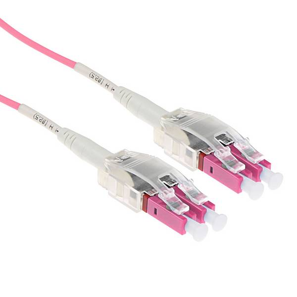 ACT RL8452 Multimode-Glasfaserkabel 50/125 OM4 Polarität Twist Patchkabel LC/LC - 25 cm