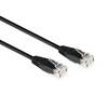 ACT AC4010 Schwarzes U/UTP CAT6 Netzwerkkabel - 10 Meter
