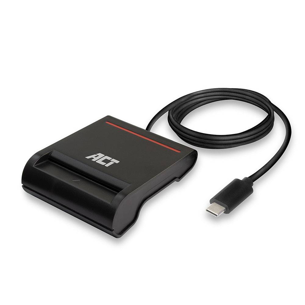 ACT AC6020 USB-C Smartcard eID Kartenleser - Extern - Schwarz-2