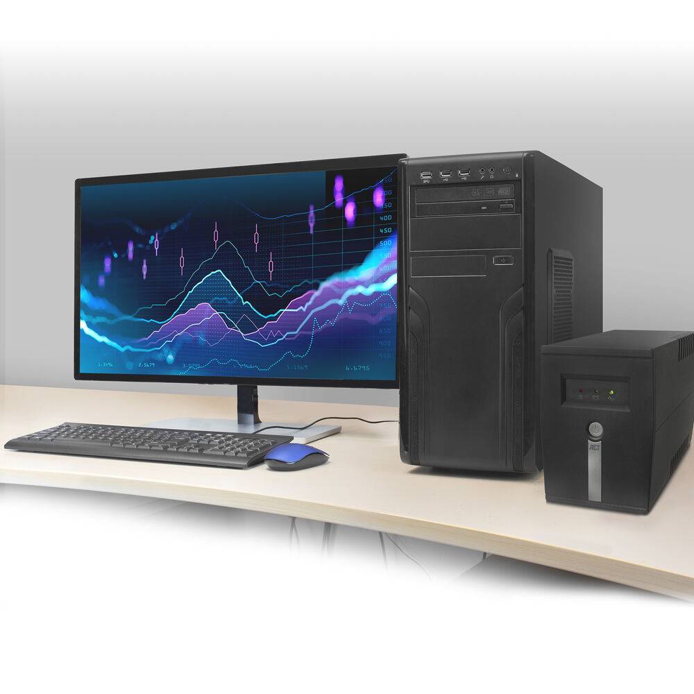 ACT AC2305 UPS Notstromversorgung - 600VA - 1x CEE7/3 - 1x C13 Anschluss - 360W - AVR-3