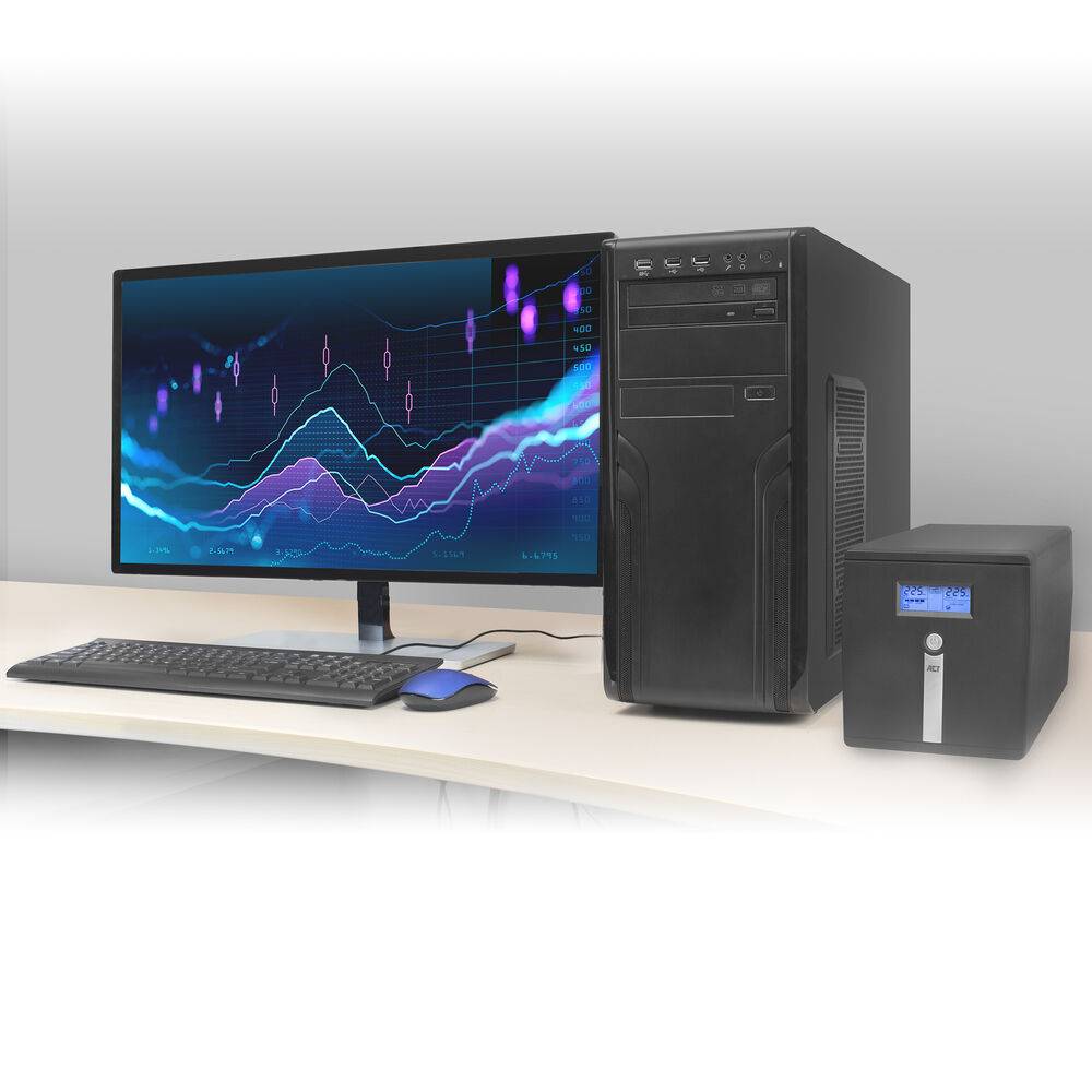 ACT AC2310 UPS 1000VA LCD 600W AVR-3