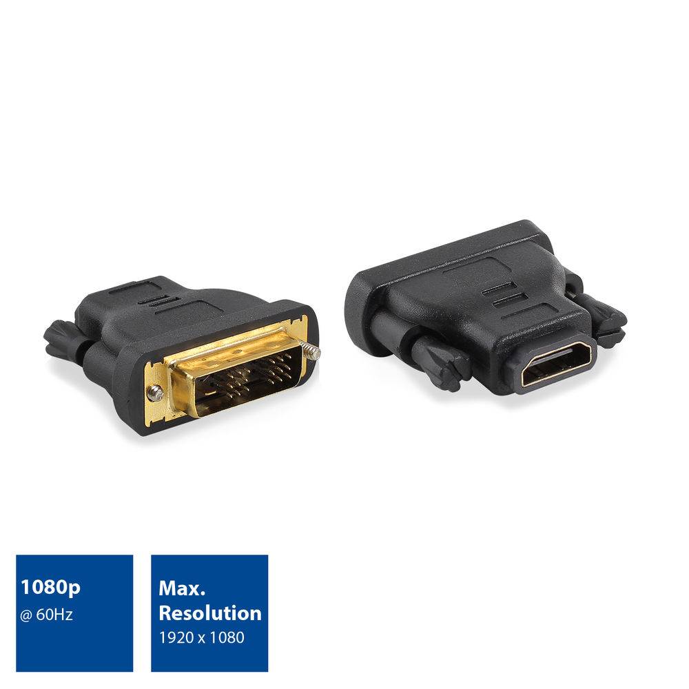 ACT AC7565 DVI-D Stecker / HDMI A Buchse Konverter Adapter-1