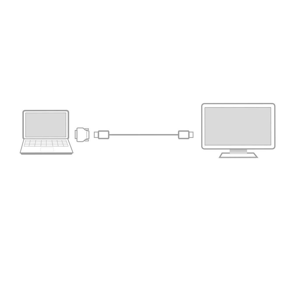 ACT AC7565 DVI-D Stecker / HDMI A Buchse Konverter Adapter-2
