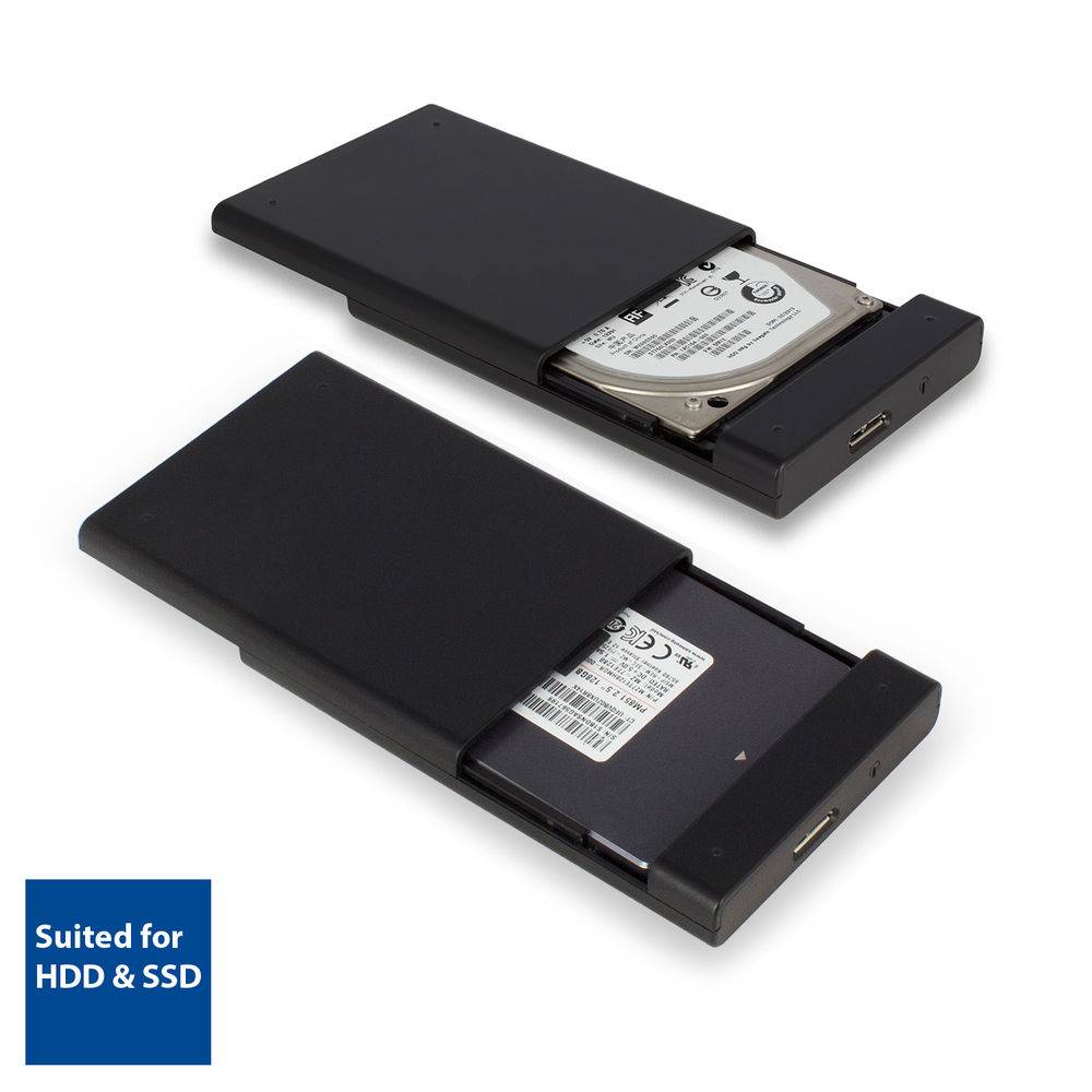 ACT AC1215 2,5" SATA SSD/HDD Schraubenloses Gehäuse USB 3.2 Gen1-4