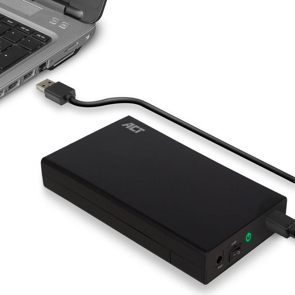 ACT AC1405 3,5" SATA-Festplattengehäuse ohne Schrauben USB 3.2 Gen1-4