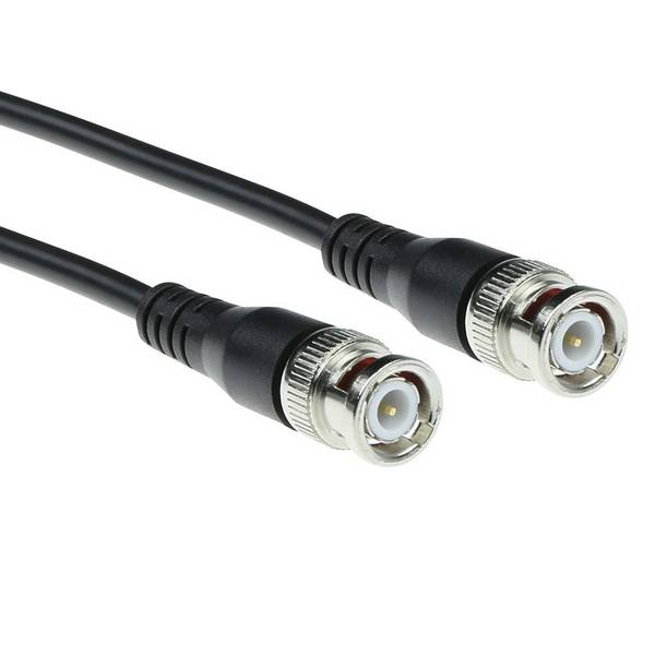 ACT Q70025 BNC RG-58 Patchkabel | 50 Ohm | Schwarz | 25cm