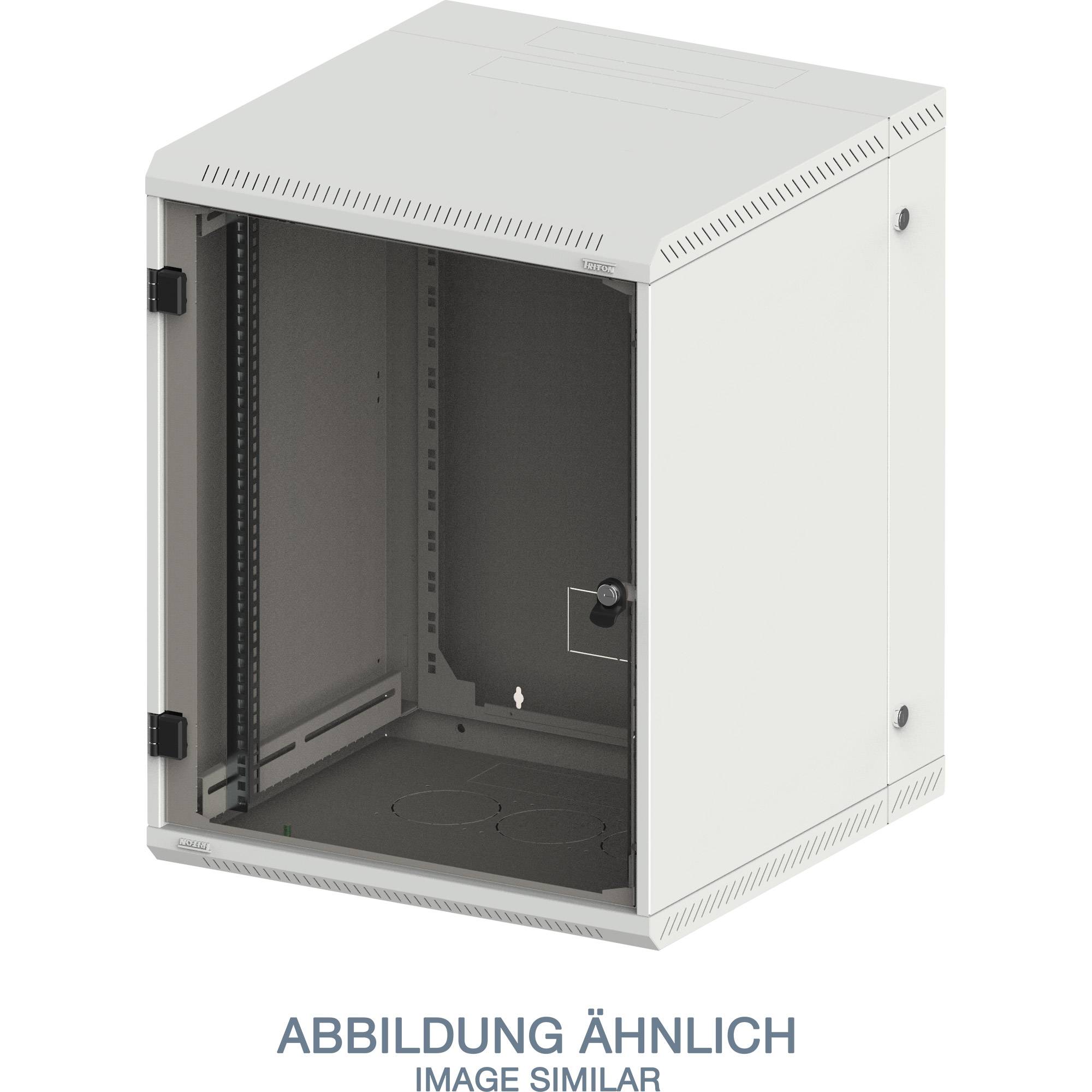Triton RBA-09-AD5-CAX-A1 19" Wandschrank 9HE, 600x515mm, zweiteilig, grau-0