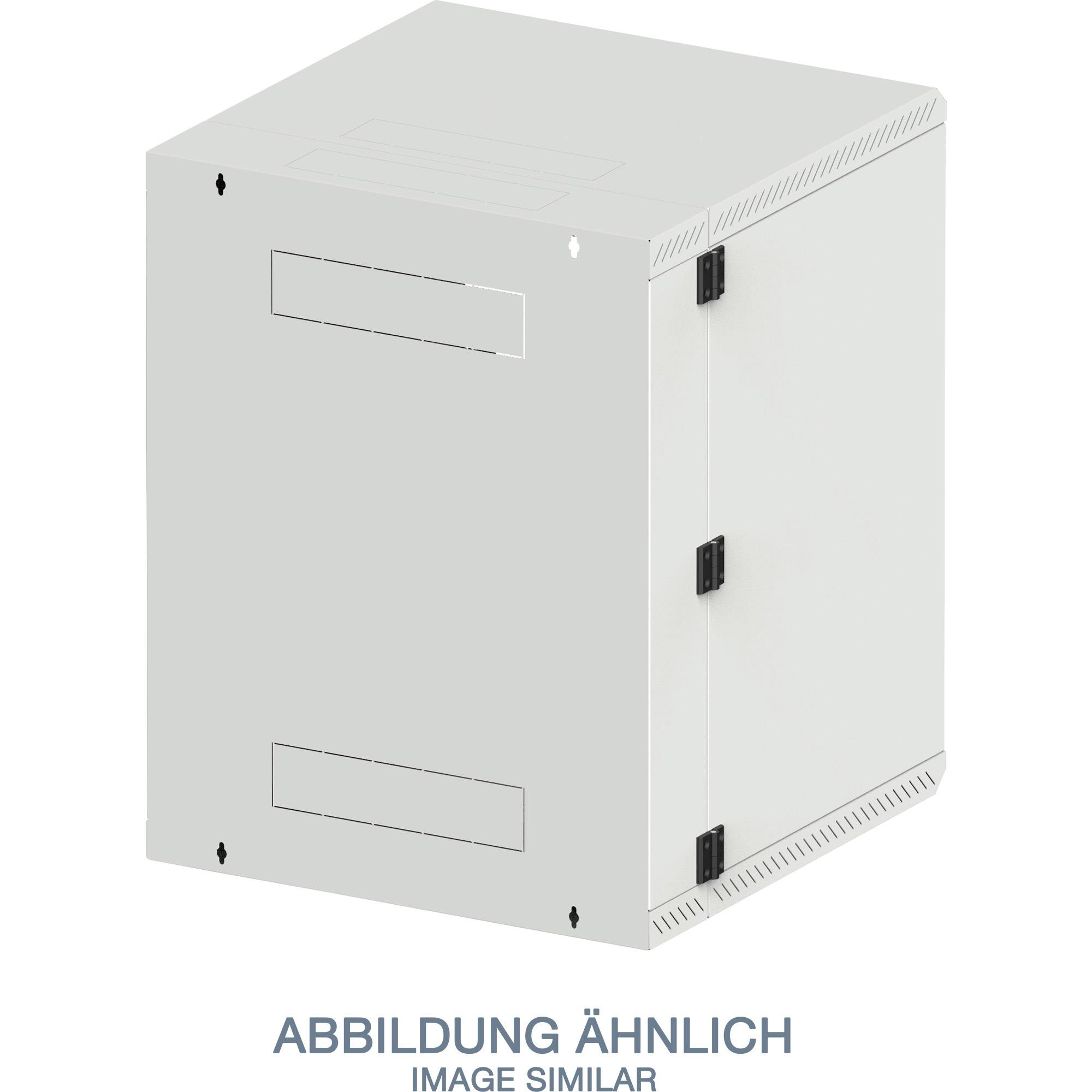 Triton RBA-09-AD5-CAX-A1 19" Wandschrank 9HE, 600x515mm, zweiteilig, grau-1