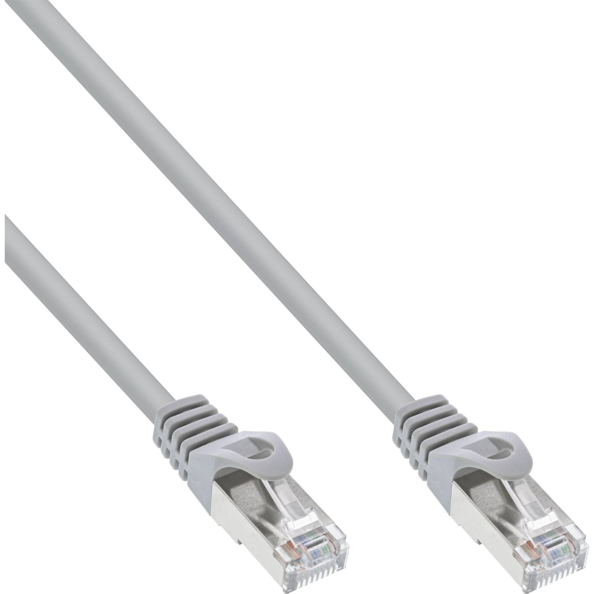 InLine® Patchkabel, SF/UTP, Cat.5e, grau, 1m-0