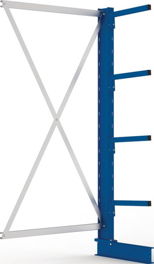 Kragarmregal H2000xB1000xT500mm Anbauregal eins.Trgf.1450 kg