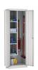 Putzmittelschrank H1800xB600xT500mm m.Sockel lichtgrau ORGAMI