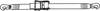 Ratschen-Zurrgurt DIN 12195-2 L.4m B.50mm 2-tlg.m.Ratsche+KB-Haken LC U 1200 daN