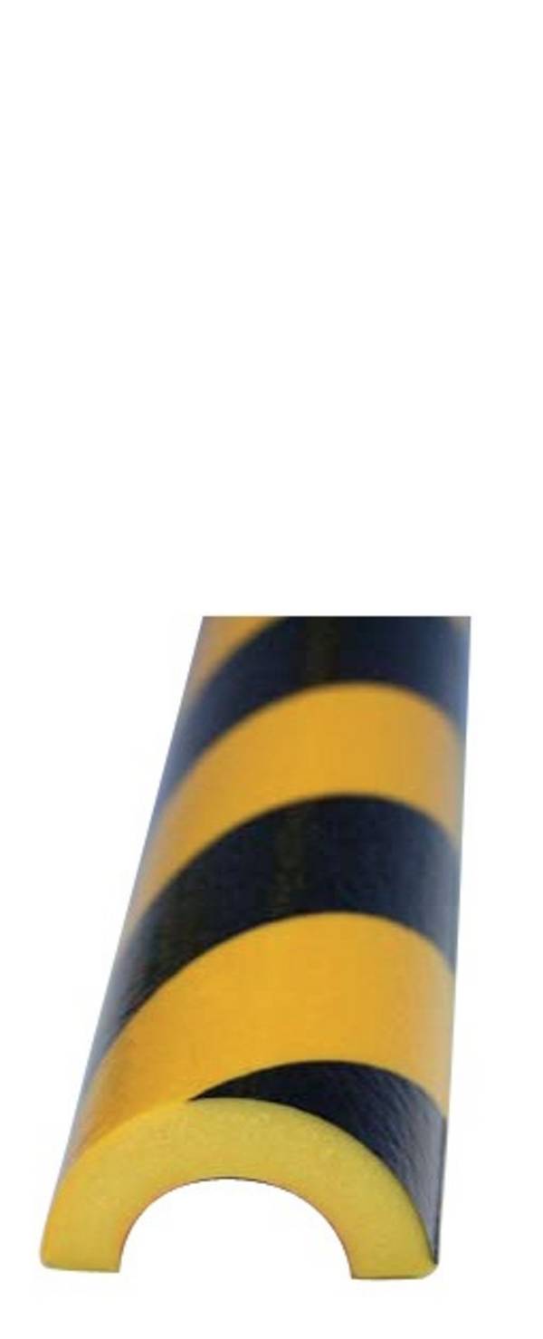 Rohrschutz Typ R30, L 1000mm gelb/schwarz selbstklebend - Artikel: 7830105733