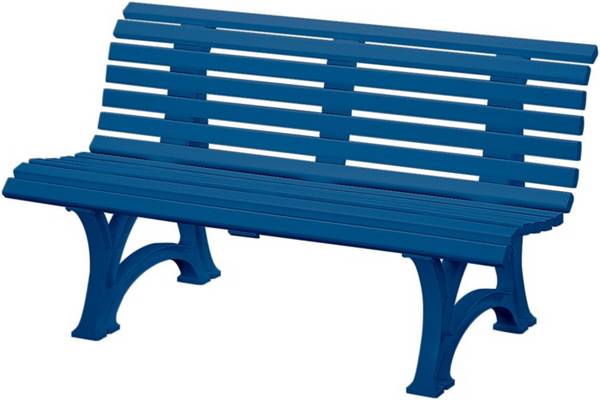 Parkbank L1500xB640xH800mm Ku. 17,5kg grün