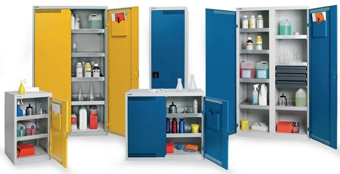 Umweltschrank H900xB1000xT500mm lichtgrau/lichtgrau 2 Wannen,22l STUMPF-0