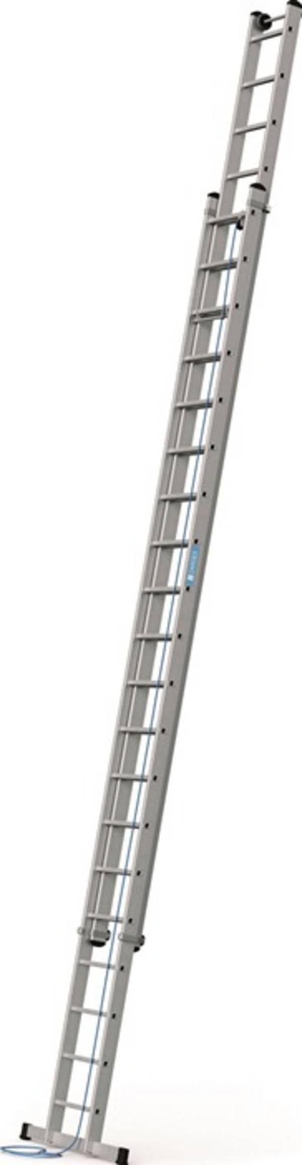 Seilzugleiter Sprossen 2x20 Alu.Arbeits-H.b.ca.10850mm 2-tlg.ZARGES