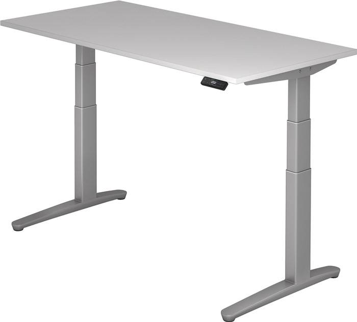 Hammerbacher Elektrisch höhenverstellbarer Schreibtisch, mit Memorysch