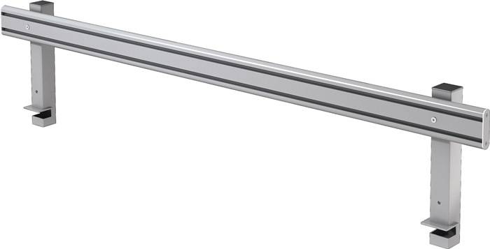 Orgaschiene z.Mont.am Schreibtisch graumeliert B1620xH365mm-0