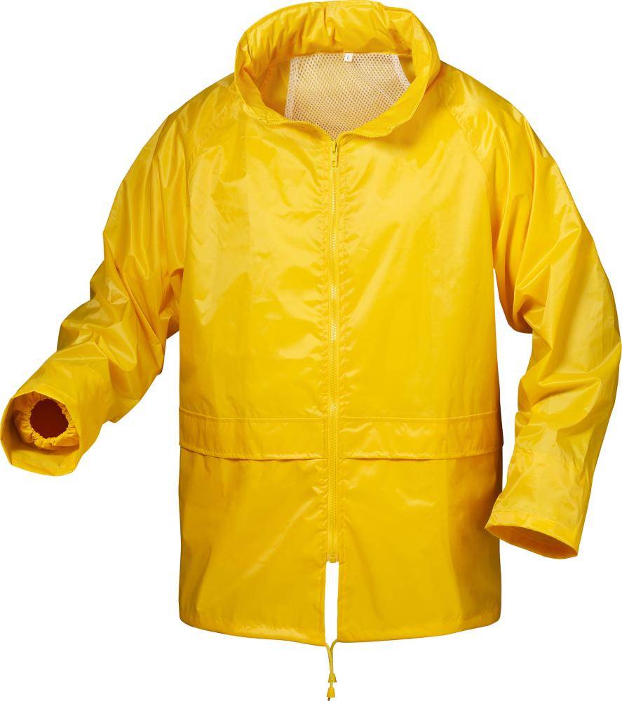 Regenjacke Nylon/Vinyl, Gr. 3XL, gelb-0