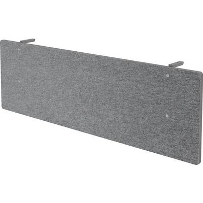 Akustik-Knieraumblende z.Mont.unter dem Schreibtisch graumeliert B1595xH500mm-0