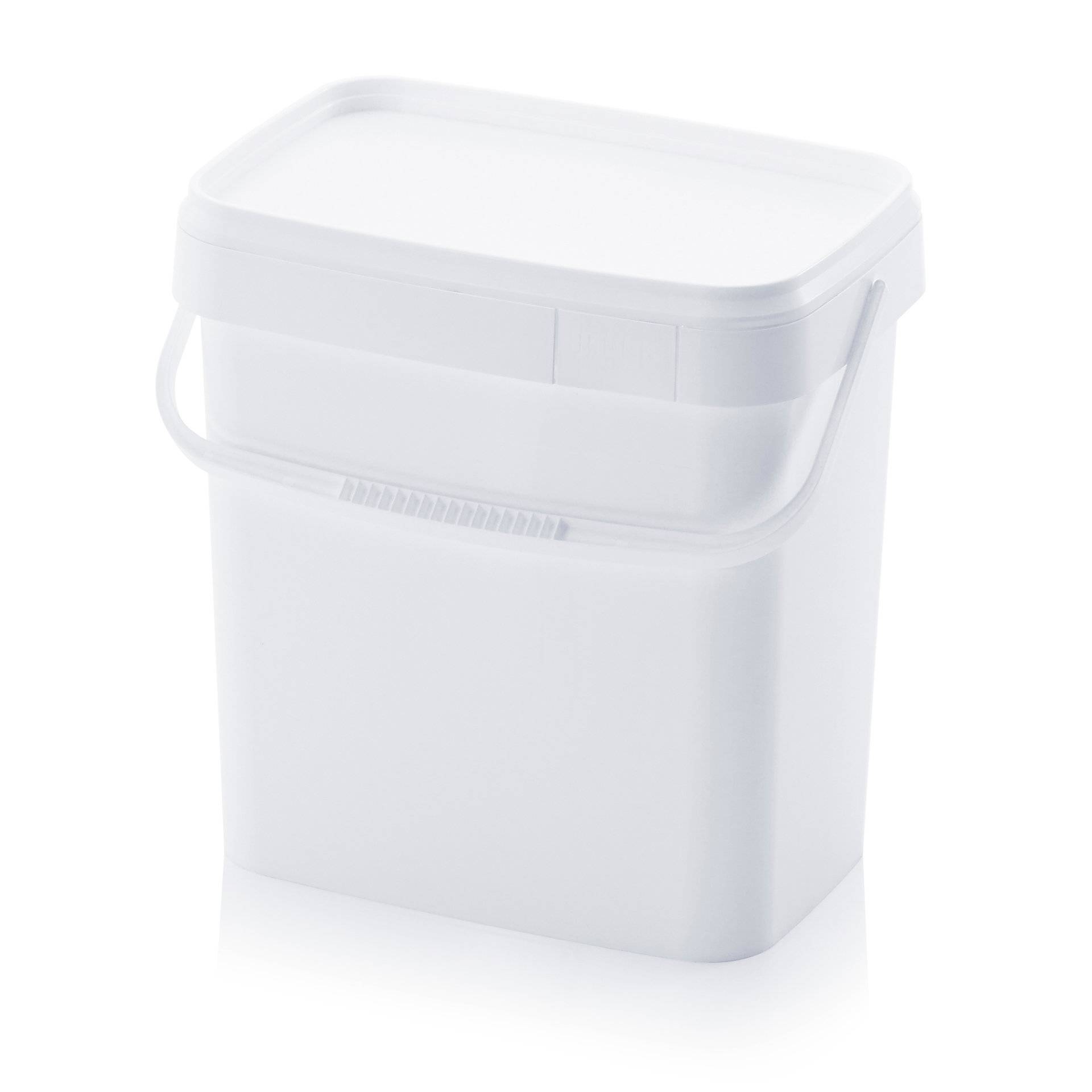 Symbolbild für Eimer rechteckig Typ EE 10,3-286.198+DK - 28,6 x 19,8 x 27,3 cm Verkehrsweiß
