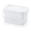 Symbolbild für Eimer rechteckig Typ EE 5,6-286.198+DK - 28,5 x 19,7 x 14,8 cm Verkehrsweiß