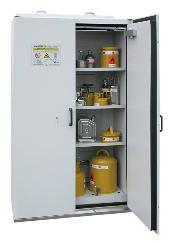 Sicherh.-Schrank Typ 90 H1315xB1190xT598mm lichtgrau Vollblechtüren LACONT