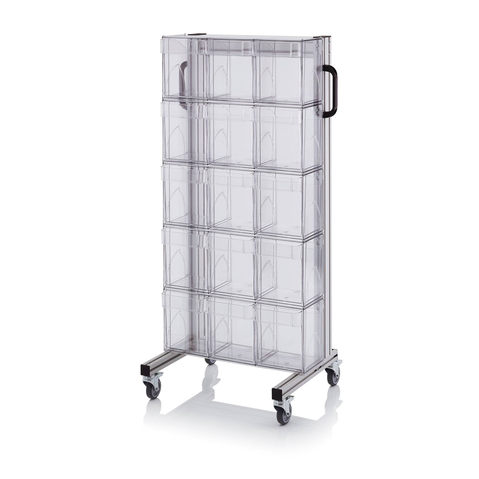 Systemwagen für Kippkästen 69 x 45 x 134 cm-0