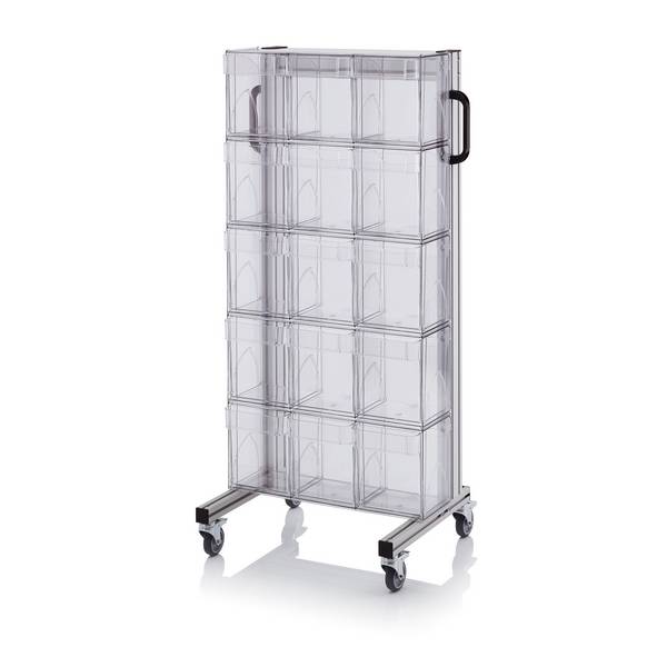 Systemwagen für Kippkästen 69 x 45 x 134 cm