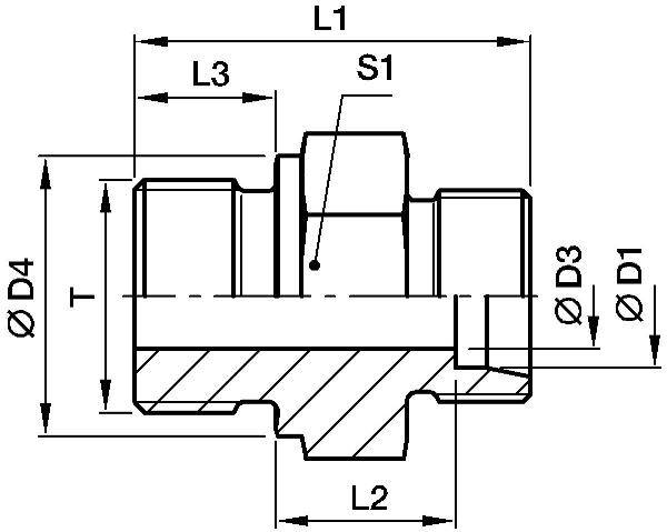 851GE08LLR71,EO Gerader Einschraubstutzen-0