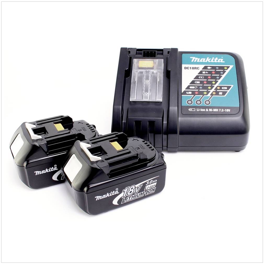Makita DHS 630 RFJ 18 V 165 mm Akku Handkreissäge im Makpac mit 2x 3,0 Ah Akku + Ladegerät-3
