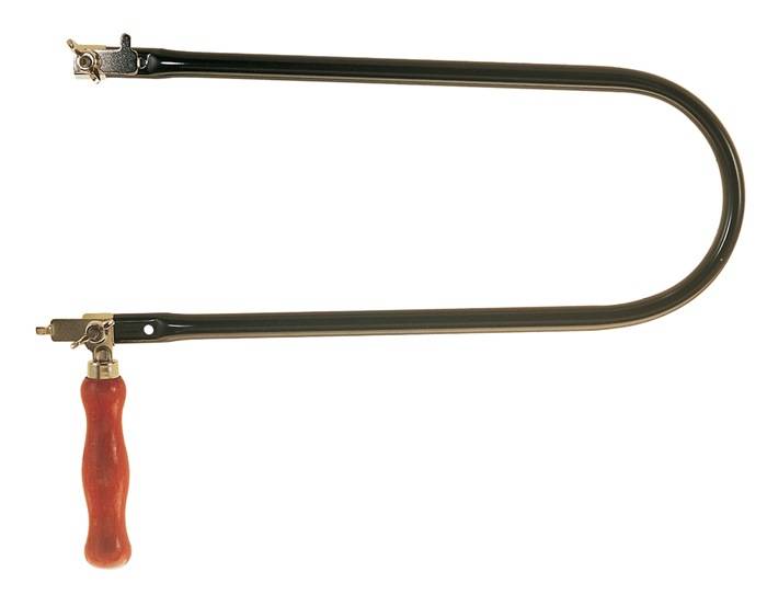 Laubsägebogen Stahlrohr-Ø13mm A.320mm m.H-Heft-0