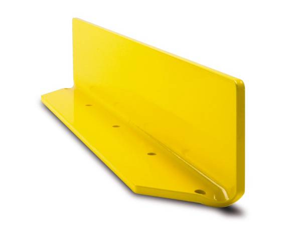 Leitbord,f. innen,HxLxT 150x800x100mm,Stahl,gelb,z. Aufdübeln