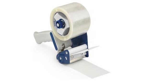 Handabroller,f. Band B 75mm,76 Kern,Abroller Metall/Kunststoff