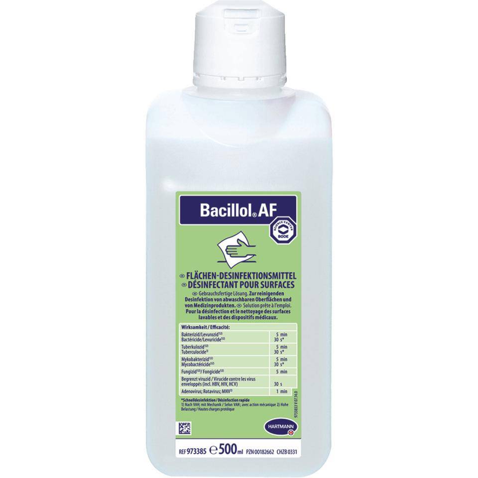 HARTMANN Schnell-Desinfektionsmittel Bacillol® AF, aldehydfrei, 500ml/Flasche-0