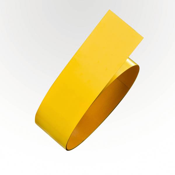 Klebeband,Flachstahl,gelb,Band LxB 6mx75mm