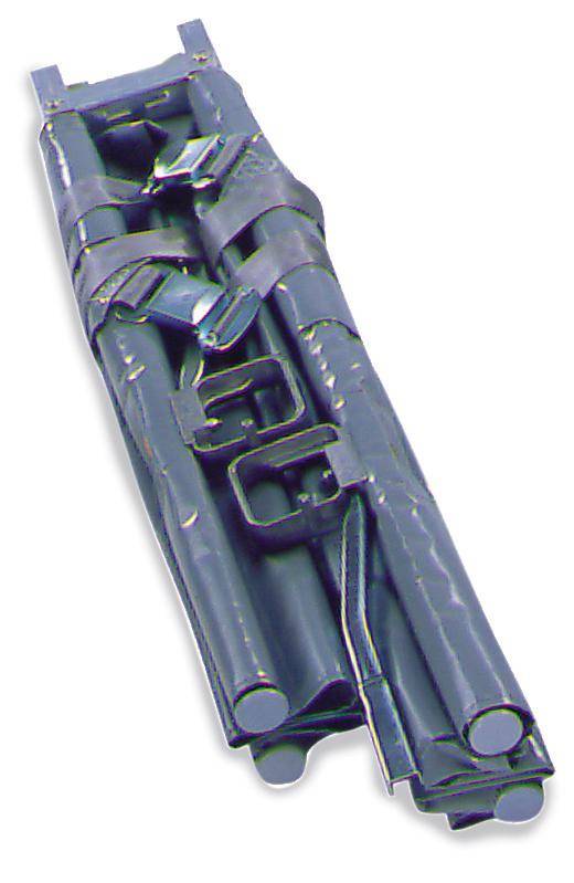 Krankentrage,gemäß DIN 13024 K,LxB 2302mmx556mm,geklappt LxB 1040x180mm-1
