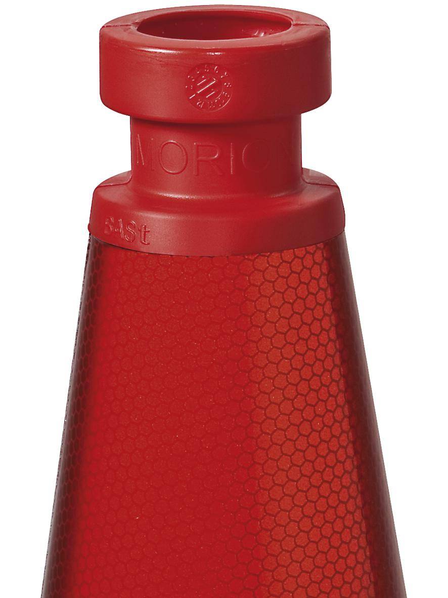 Leitkegel,H 750mm,PVC,rot/weiß,retroreflektierend-3