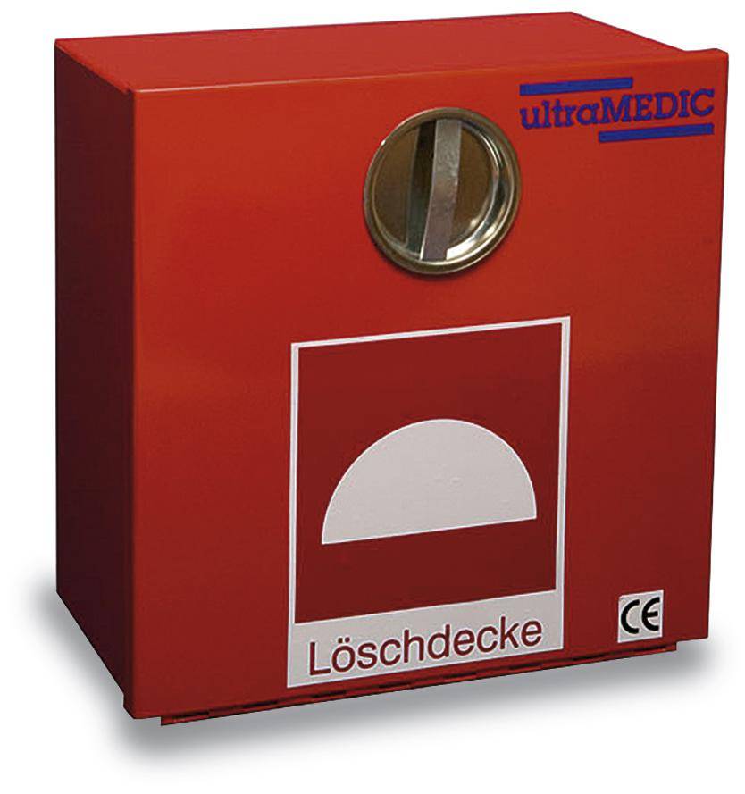 Löschdeckenbox mit Decke,f. Entstehungsbrände,HxBxT 313x308x159mm,Decke LxB 2x1,6m,Glasgewebe,Gehäuse rot-0