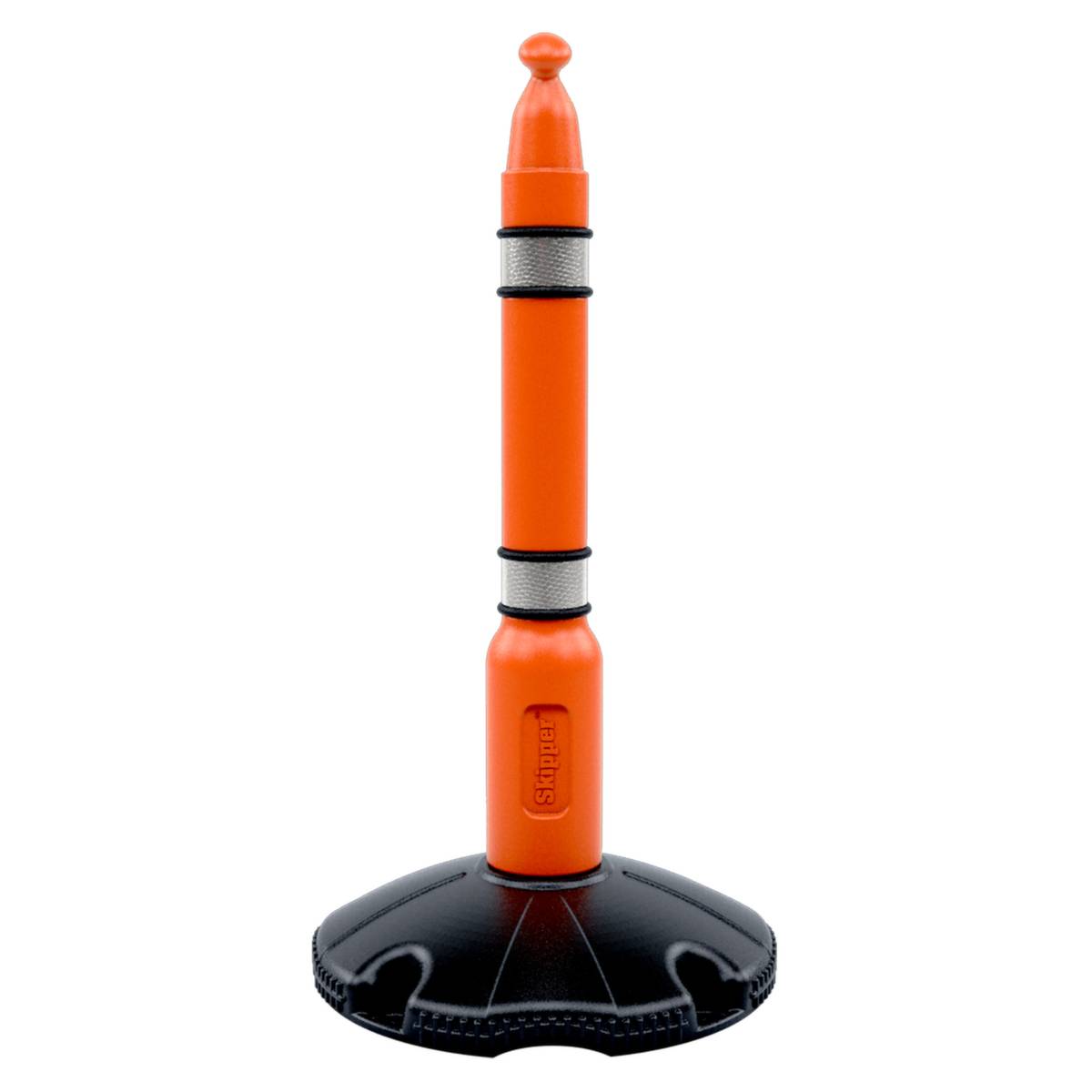 Kegelgurtpfosten,Pfosten H 100mm,orange,Kunststoff-0