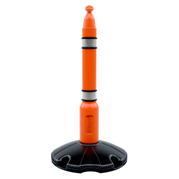 Kegelgurtpfosten,Pfosten H 100mm,orange,Kunststoff
