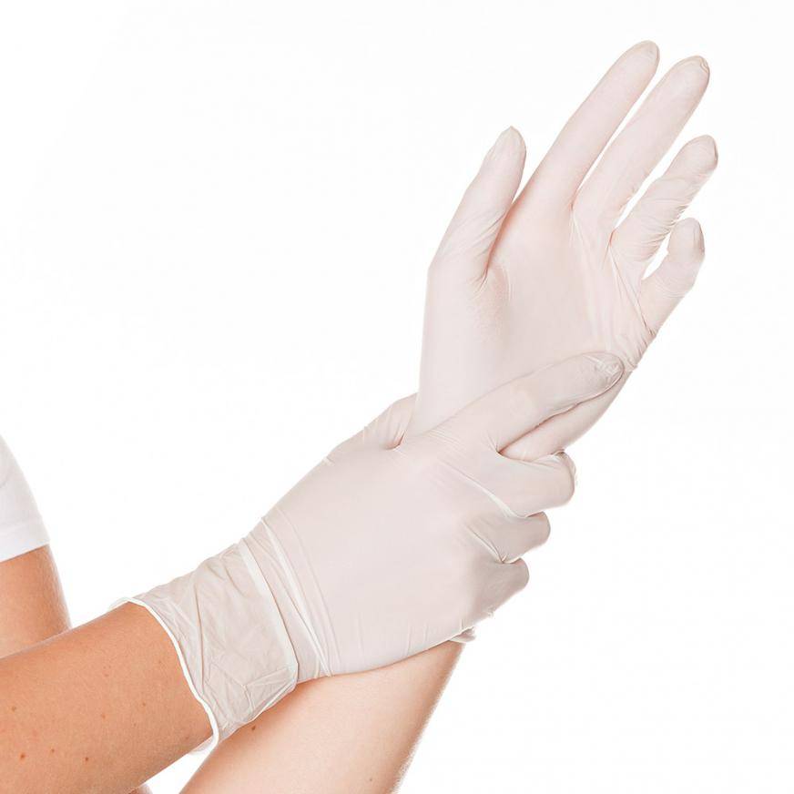 Nitril - SAFE LIGHT Einweghandschuhe - unsteril - puderfrei, 100 Stück XL Weiß-0