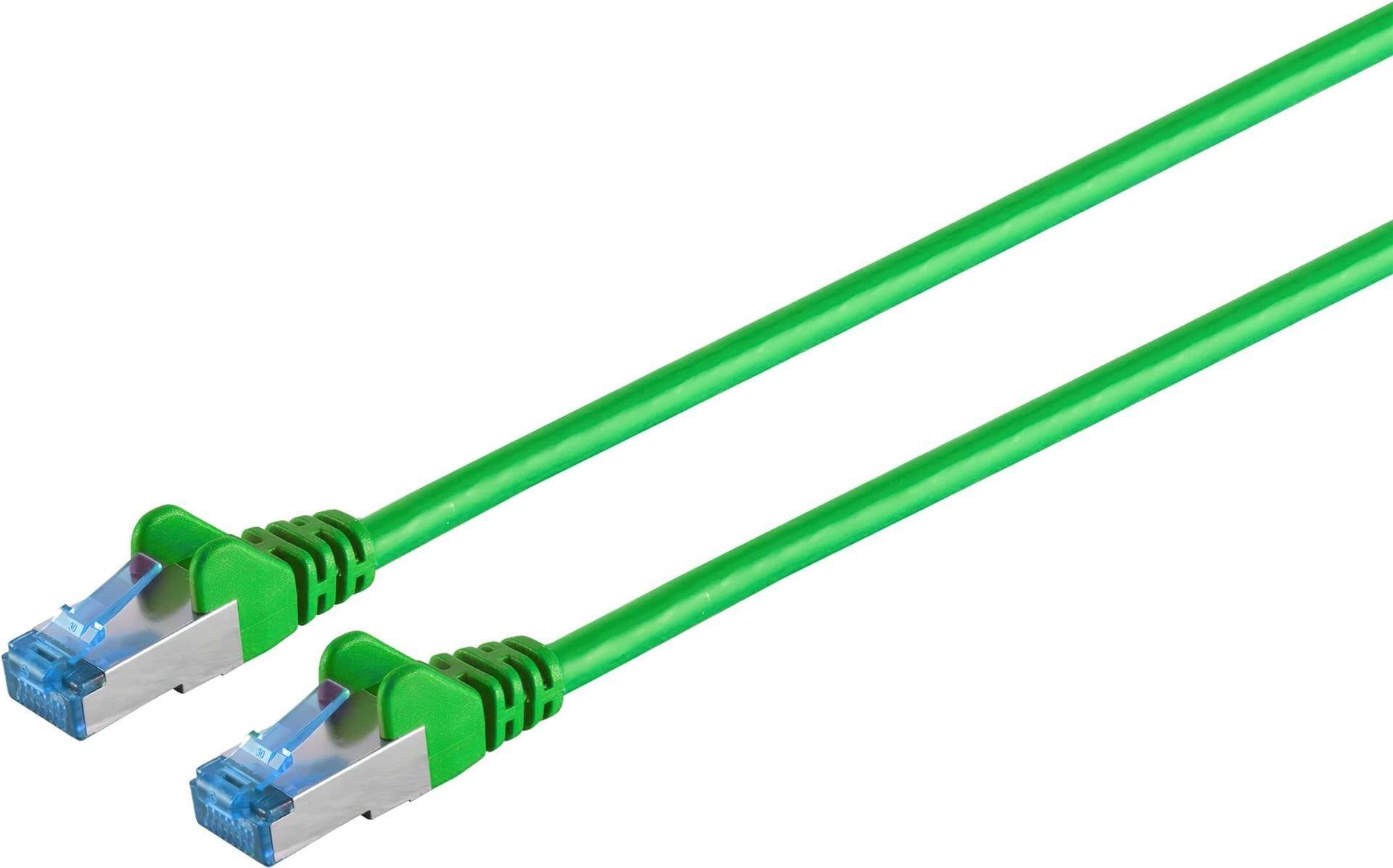 Patchkabel, cat 6A, S/FTP, PIMF, grün, 2,0m-0