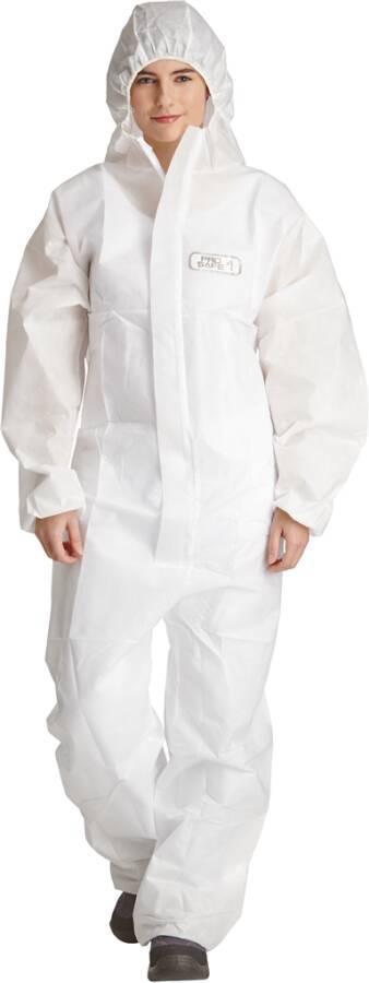 Schutzanzug ProSafe® 1 PS1-L Größe L Farbe weiß Ausführung ohne Füßlinge-0