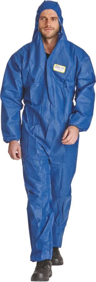 Schutzanzug ProSafe® Light SMSB-2XL Größe XXL Farbe blau Ausführung ohne Füßlinge-0