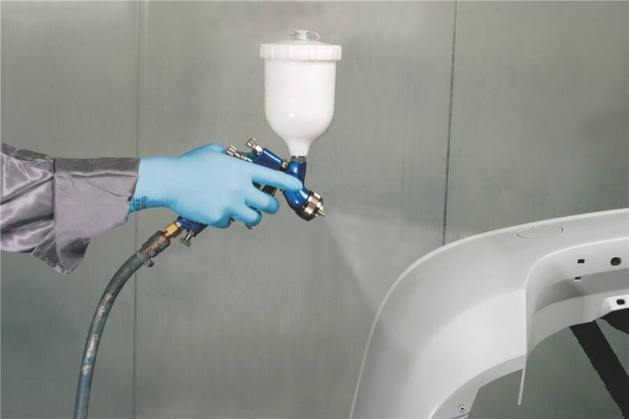 Einmalschutzhandschuh Nitril Dermatril® P 743 074311082C Größe 11 Farbe blau Trägermaterial Nitril Gauge - Mat.-Stärke-2
