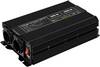 Goobay 58884 12V auf 230V Spannungswandler, DC AC Wandler 1500W, Kfz Autobatterie Anschluss Batteriekabel, USB Buchse