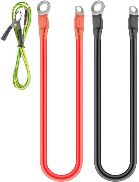 Goobay 58891 12V auf 230V Spannungswandler, DC AC Wandler 2000W, Kfz Autobatterie Anschluss Batteriekabel, USB Buchse-5